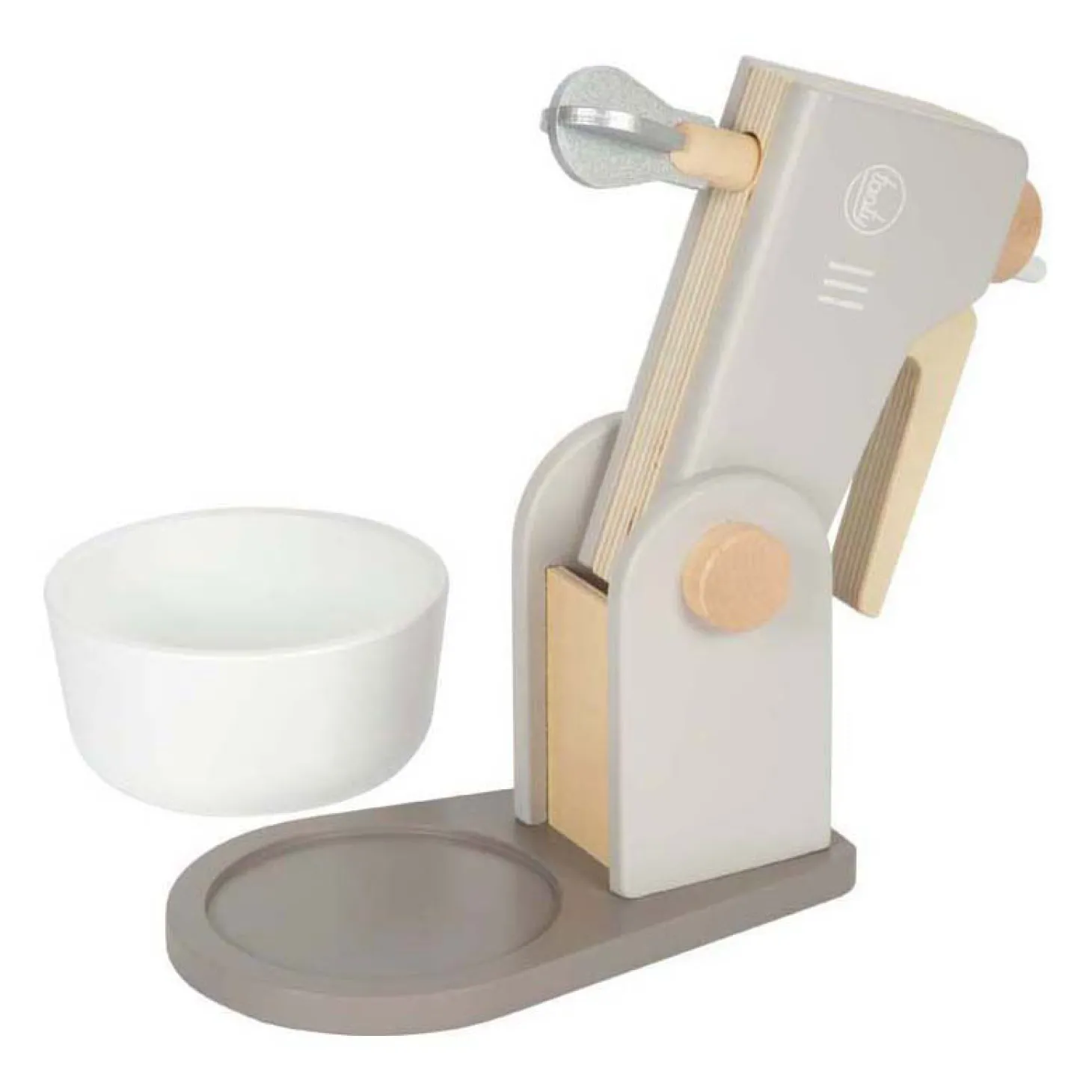 Small Foot - Houten Mixer Speelset Grijs "Tasty"
