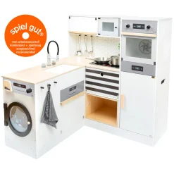 Small Foot - Houten Modulaire Speelkeuken XL Wit, 9dlg.