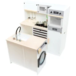 Small Foot - Houten Modulaire Speelkeuken XL Wit, 9dlg.