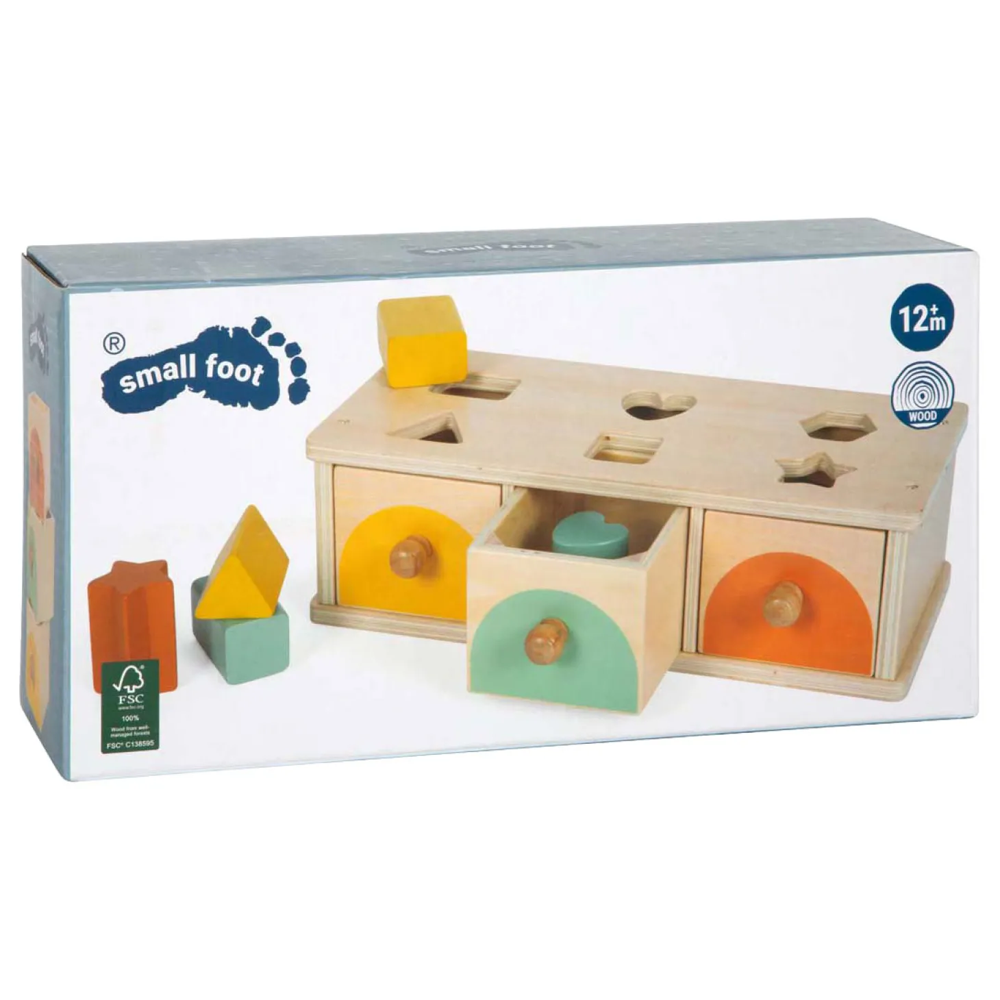 Small Foot - Houten Montessori Sorteerspel FSC