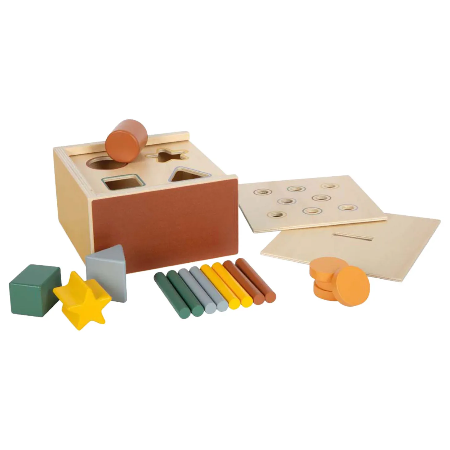 Small Foot - Houten Montessori Vormpassend Spel FSC