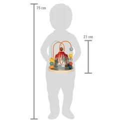 Small Foot - Houten Motoriekspiraal Vulkaan en Dino