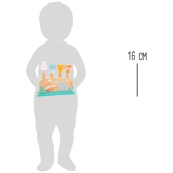 Small Foot - Houten Motoriek Vorm Insteekspel Bosdieren, 5dlg.