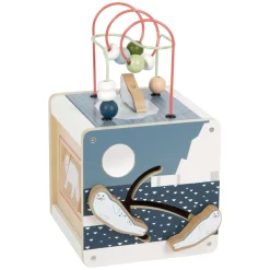 Small Foot - Houten Motorische Activiteitskubus Arctic