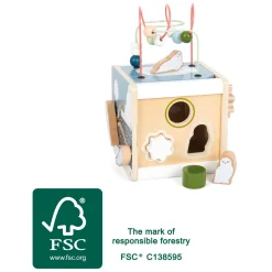 Small Foot - Houten Motorische Activiteitskubus Arctic