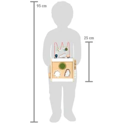 Small Foot - Houten Motorische Activiteitskubus Arctic