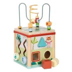 Small Foot - Houten Motoriekkubus FSC Jungle Friends