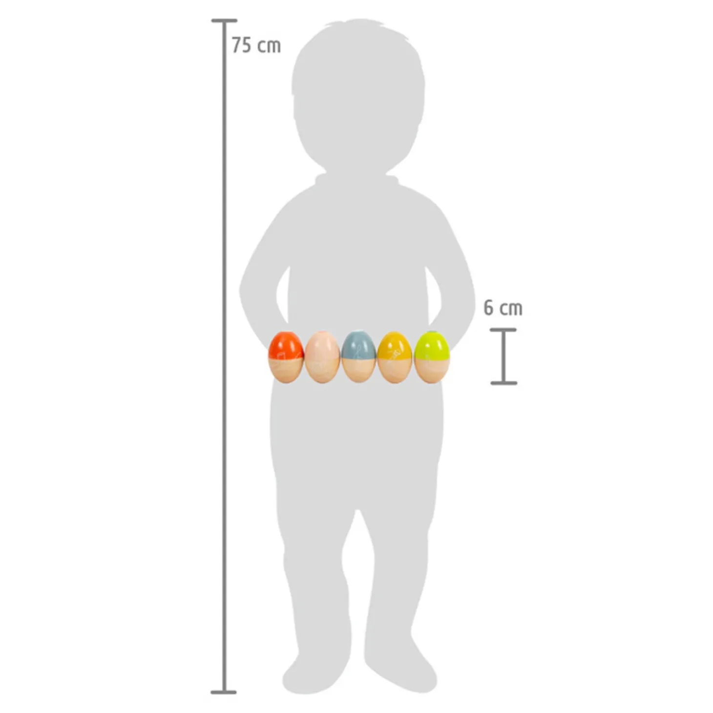 Small Foot - Houten Muziekeieren Groovy Beats, 5dlg.
