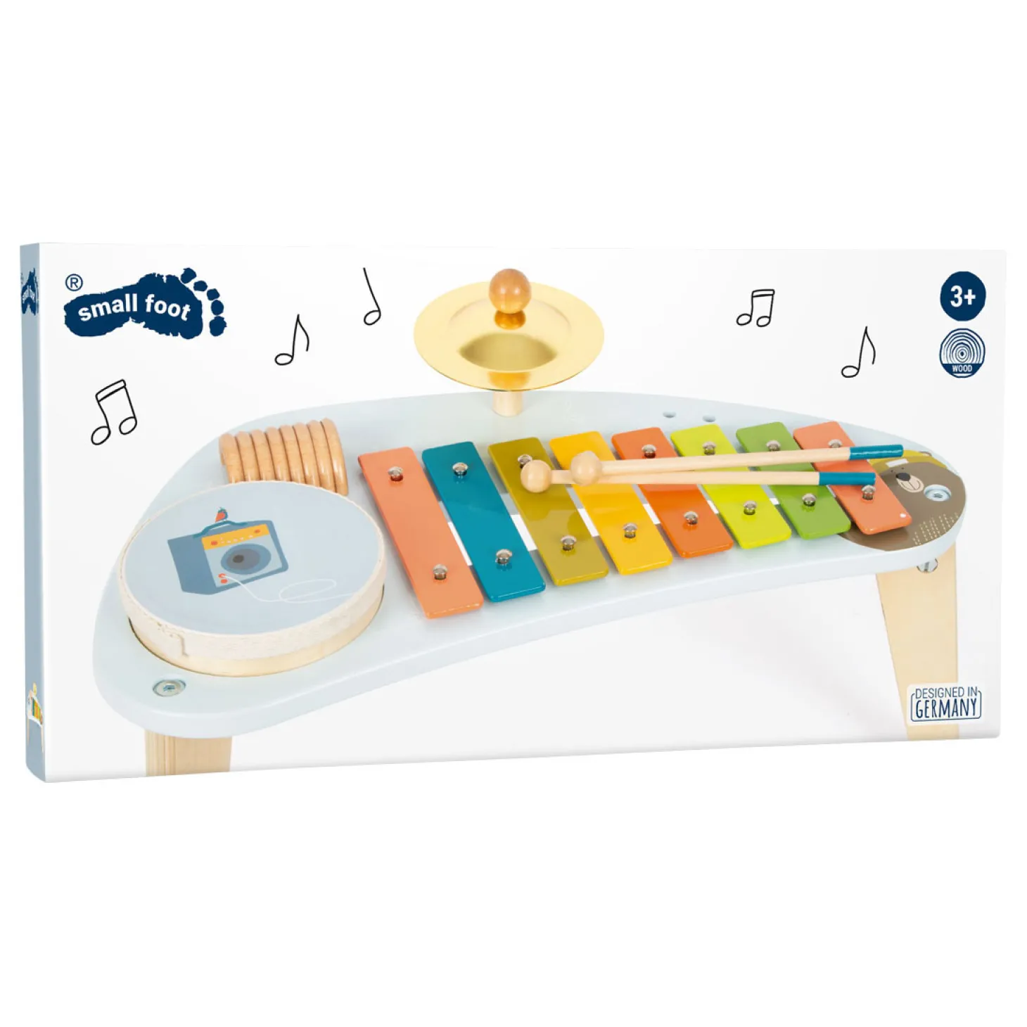 Small Foot - Houten Muziektafel Groovy Beats
