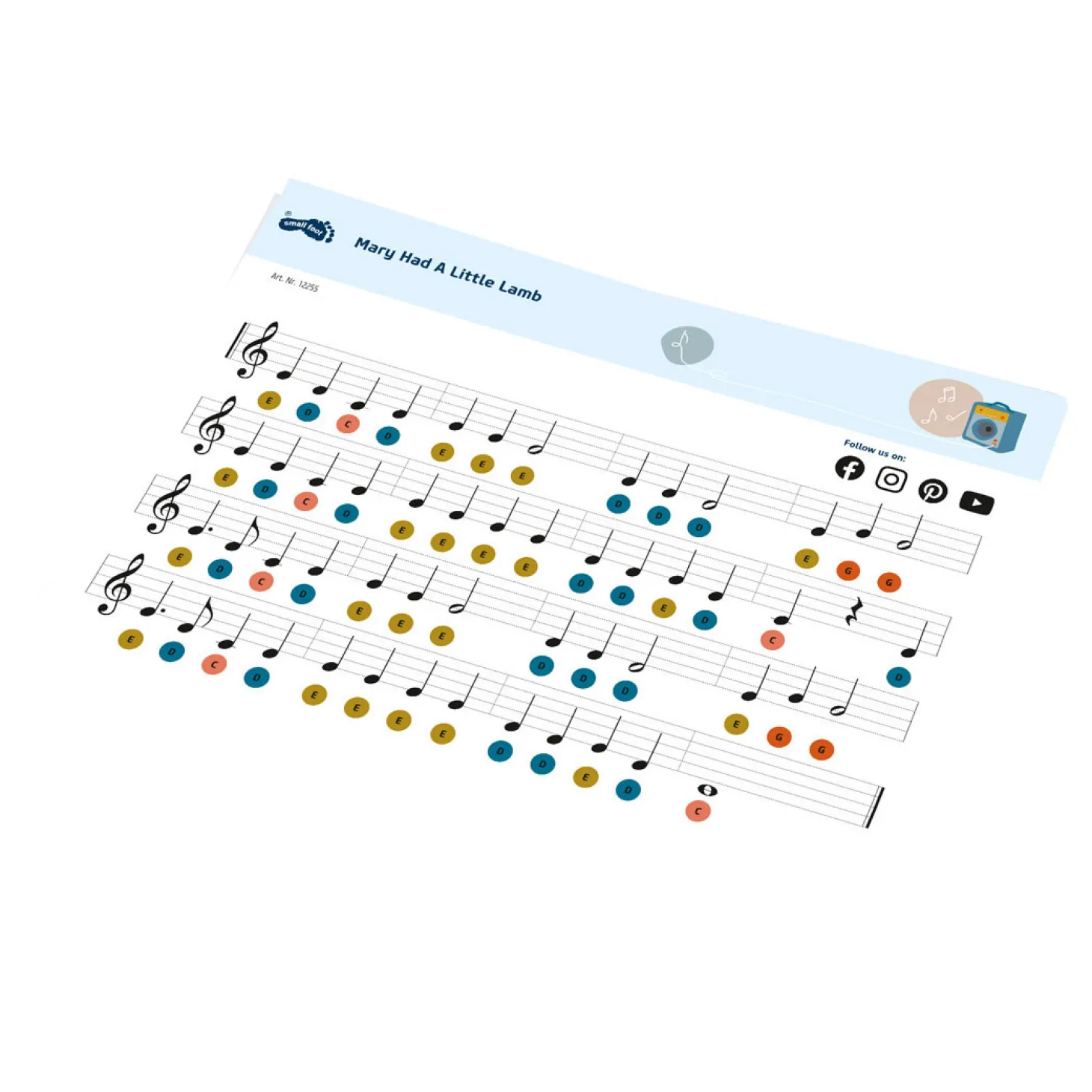 Small Foot - Houten Muziektafel Groovy Beats