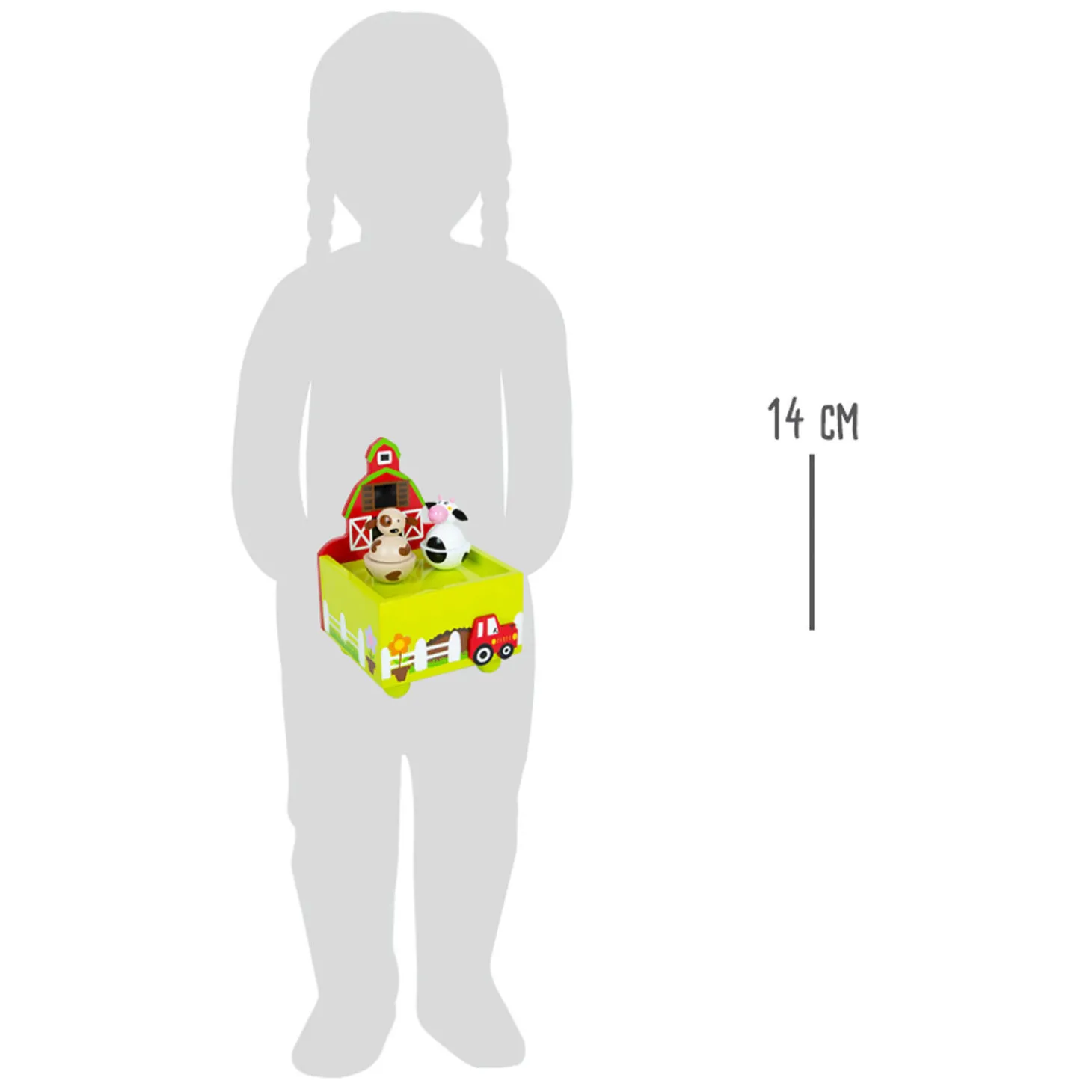 Small Foot - Houten Muziekdoos Boerderij