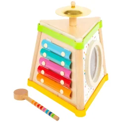 Small Foot - Houten Muziek Driekhoek met Stippen