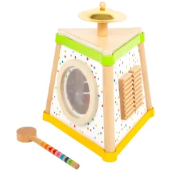 Small Foot - Houten Muziek Driekhoek met Stippen