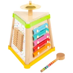 Small Foot - Houten Muziek Driekhoek met Stippen