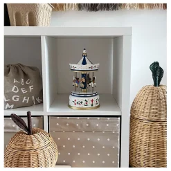 Small Foot - Houten Muziekdoos Draaimolen Love Story