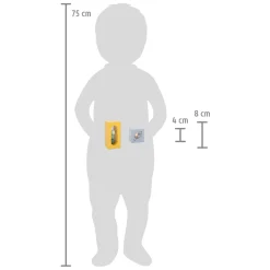 Small Foot - Houten Ontdekblokken Safari, 12dlg.