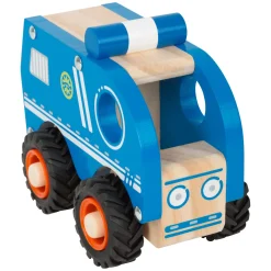 Small Foot - Houten Politieauto Blauw