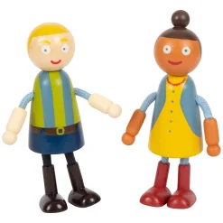 Small Foot - Houten Poppenhuis Familie met Rolstoel, 6st.