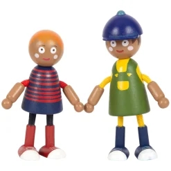 Small Foot - Houten Poppenhuis Familie met Rolstoel, 6st.