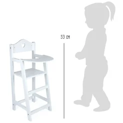 Small Foot - Houten Poppenstoel Wit