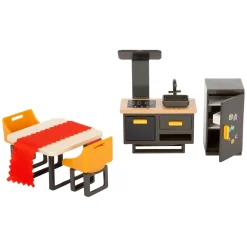 Small Foot - Houten Poppenhuis Meubeltjes Modern Complete Set, 31dlg.