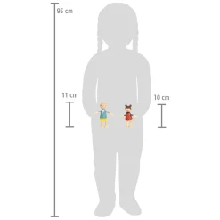 Small Foot - Houten Poppenhuis Familie Buigbaar, 6st.