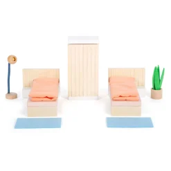 Small Foot - Houten Poppenhuis Meubeltjes Slaapkamer