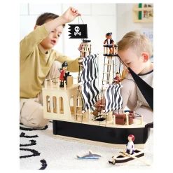 Small Foot - Houten Poppenhuis Piratenboot