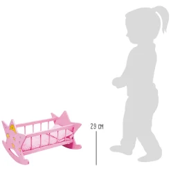 Small Foot - Houten Poppenbed Ster Roze