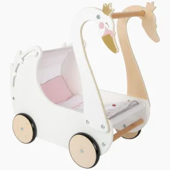 Small Foot - Houten Poppenwagen Zwaan