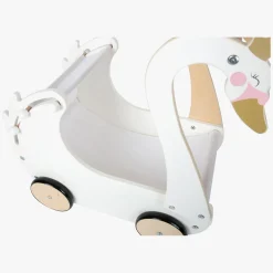 Small Foot - Houten Poppenwagen Zwaan