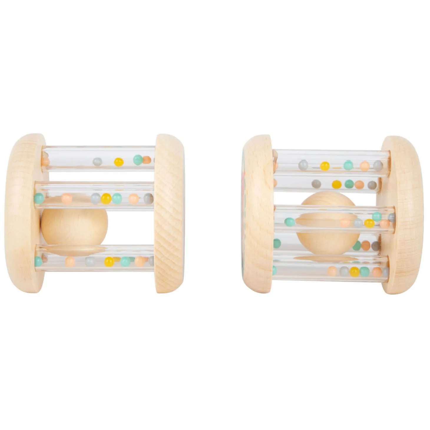 Small Foot - Houten Rammelaar Dier, Set van 2