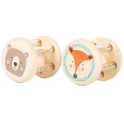 Small Foot - Houten Rammelaar Dier, Set van 2