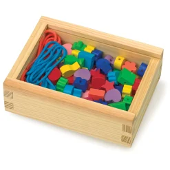 Small Foot  -  Houten Rijg Kralen, 84st.