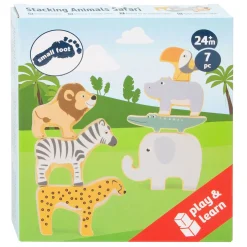Small Foot - Houten Safaridieren Balansspel, 7dlg.