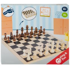 Small Foot - Houten Schaak en Damspel XL