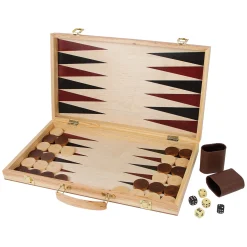 Small Foot - Houten Schaakspel en Backgammon