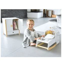 Small Foot - Houten Schommel Poppenbed Little Button