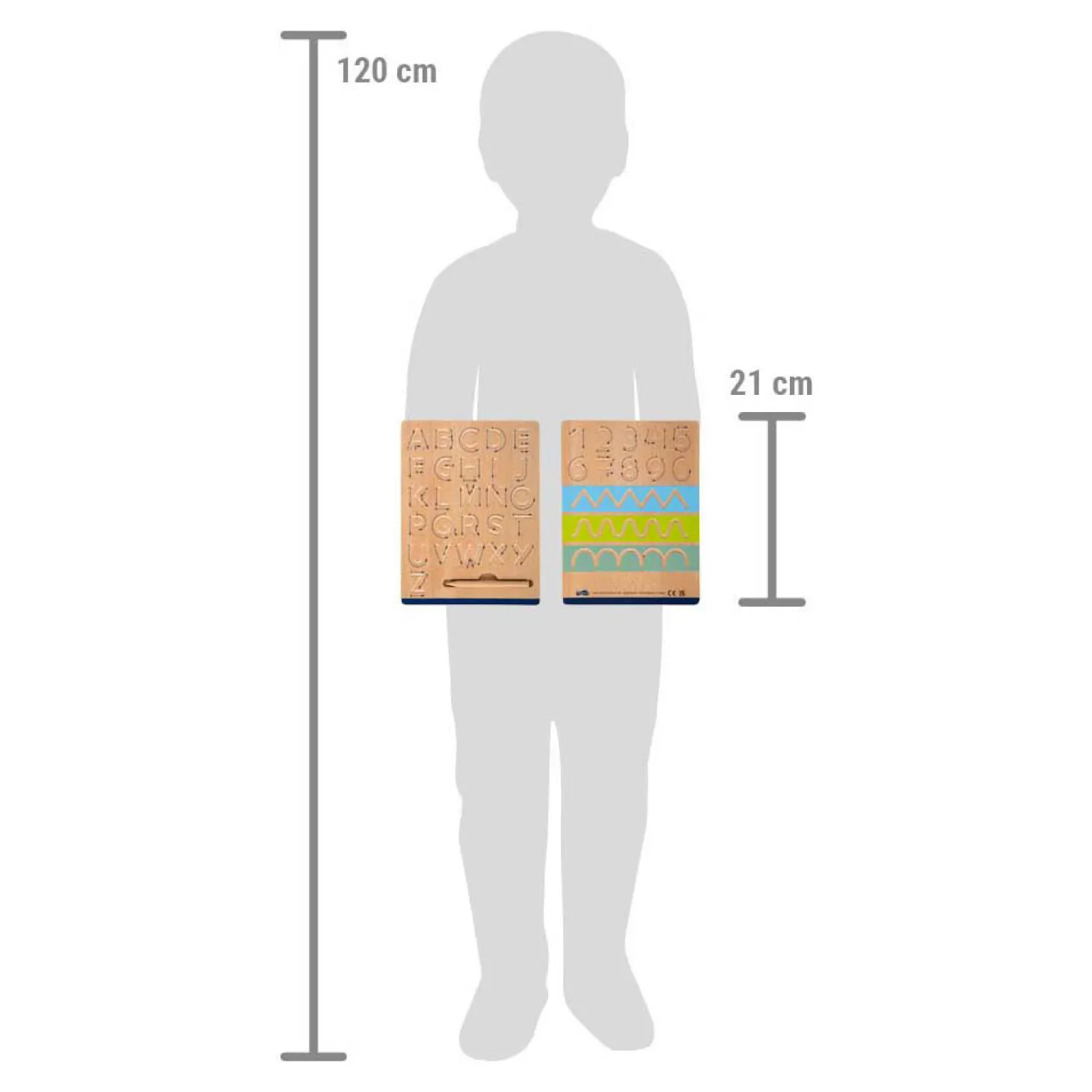 Small Foot - Houten Schrijfbordset voor Schrijftraining