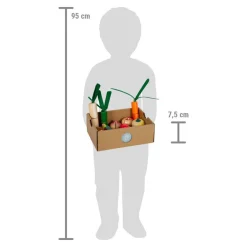 Small Foot - Houten Snij- en Groenten Speelset Fresh, 14dlg.