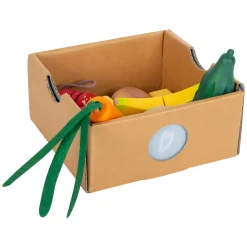 Small Foot - Houten Snij- en Speeleten Lunch Set, 24dlg.