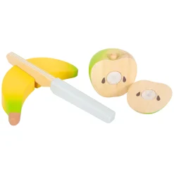 Small Foot - Houten Snij- en Speeleten Lunch Set, 24dlg.