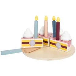 Small Foot - Houten Snijbare Verjaardagstaart, 18dlg.