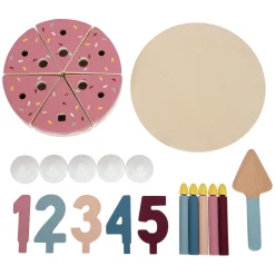 Small Foot - Houten Snijbare Verjaardagstaart, 18dlg.