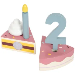 Small Foot - Houten Snijbare Verjaardagstaart, 18dlg.