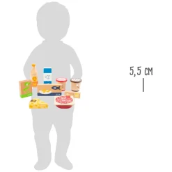 Small Foot - Houten Speeleten Koude en Bevroren Producten, 9dlg.