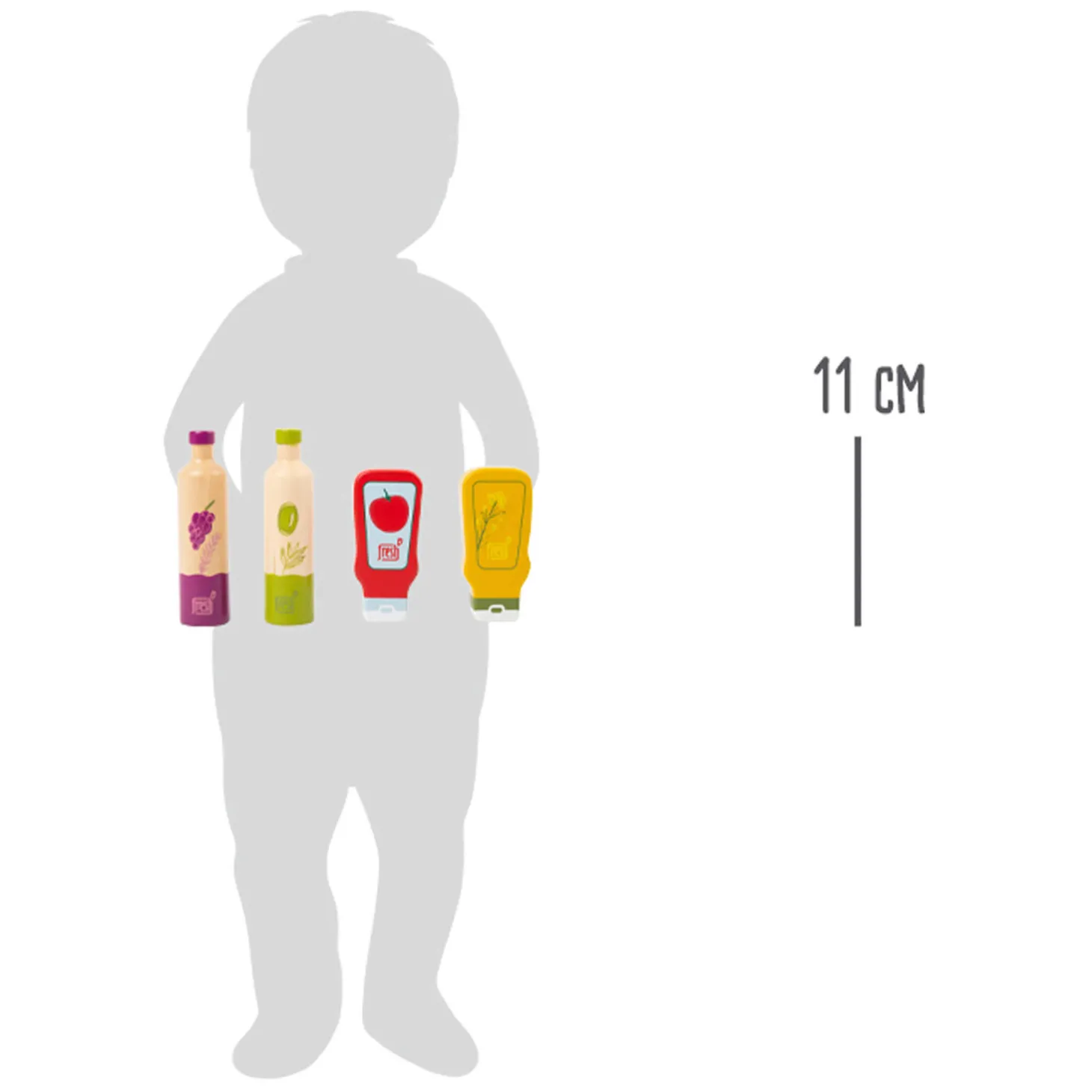 Small Foot - Houten Speeleten Sauzen en Olie, 4dlg.