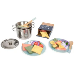 Small Foot - Houten Speeleten Pasta Chef Set, 19dlg.