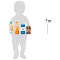 Small Foot - Houten Speeleten Dranken Set Fresh, 4dlg,