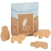 Small Foot - Houten Speeleten Dieren Crackers, 8dlg.